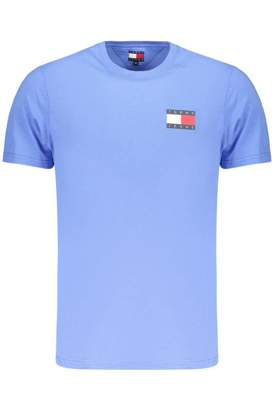 TOMMY HILFIGER T-SHIRT MANICHE CORTE UOMO AZZURRO