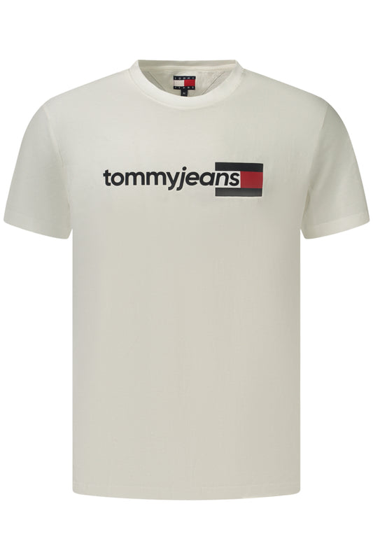 TOMMY HILFIGER T-SHIRT MANICHE CORTE UOMO BIANCO