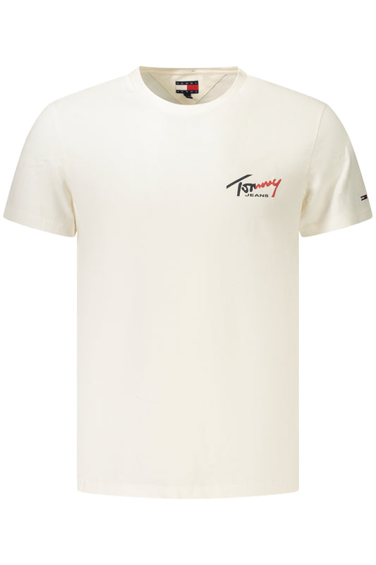 TOMMY HILFIGER T-SHIRT MANICHE CORTE UOMO BIANCO